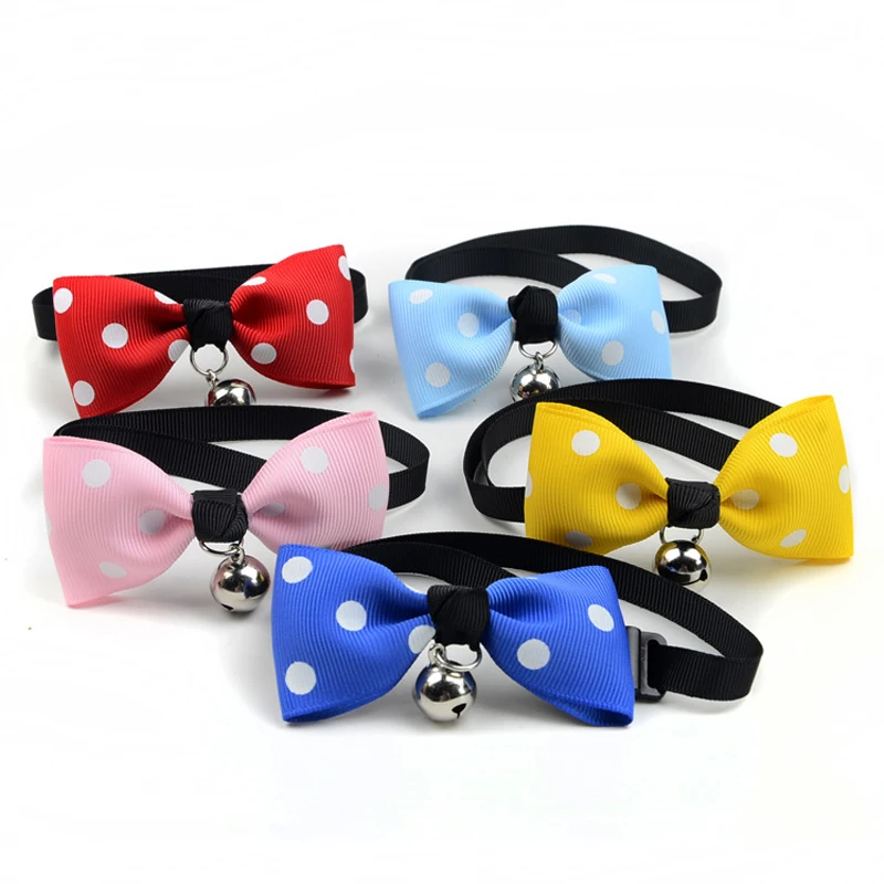 1 шт. регулируемый галстук бабочка для домашних питомцев украшенный