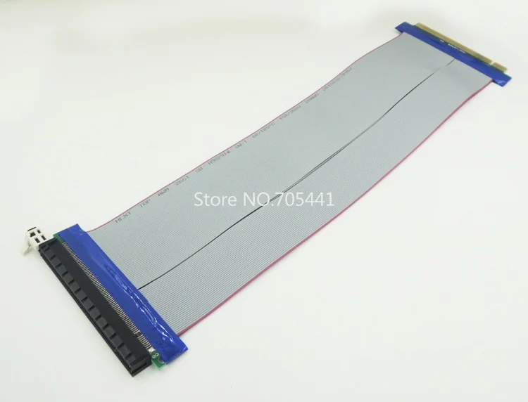 40 шт./лот 30 см PCI E Express 16X Райзер карта расширения Гибкий Удлинительный кабель|16x riser