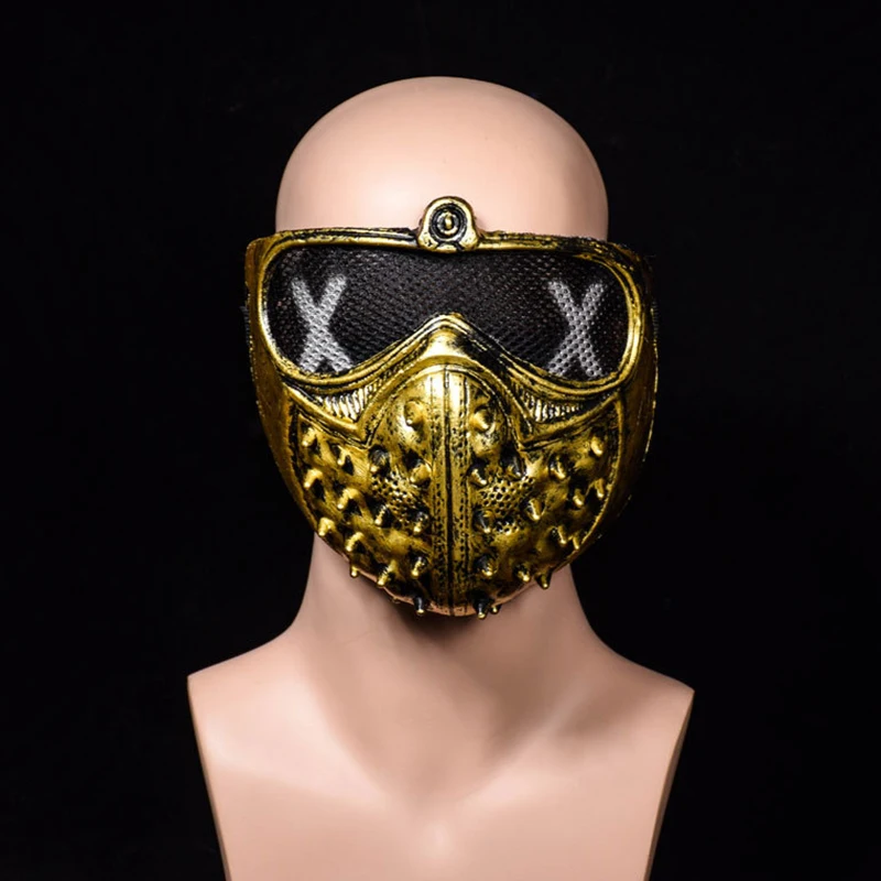 Панк дьявол COS аниме сценивечерние ческая вечеринка маска хип-хоп заклепки