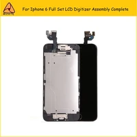 50pcslot full set assembly flex cable for iphone 6 6g 4 7lcd assembly touch screen digitizer afront camera flex cable