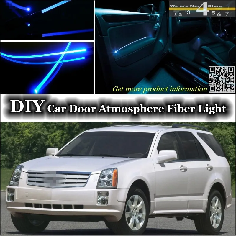 Для Cadillac SRX внутренняя настройка окружающего света атмосфера оптоволоконная