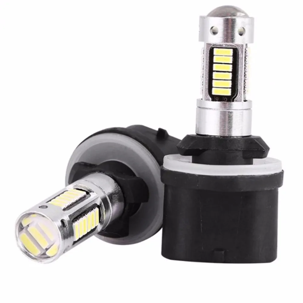 2xSuper белый 30W 30 шт. 4014 Smd H27 880 светодиодные лампы для автомобилей H27W/1 H27W1