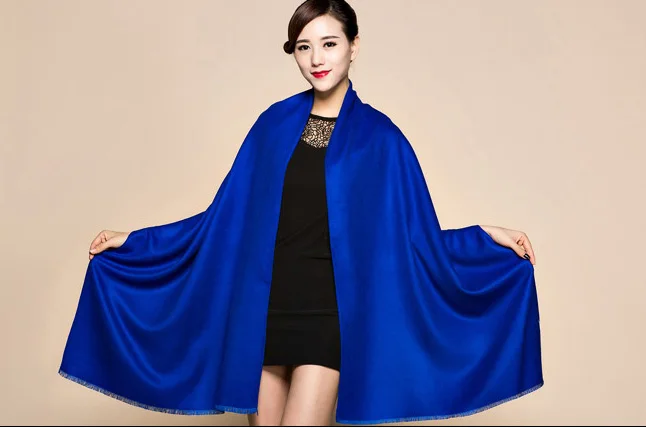 jewelblue 20 ярких цветов, брендовые новые Бордовые женские модные кашемировые шарфы пашимина, толстые мягкие шарфы, теплая шаль 200x60 см 1211 - Цвет: jewelblue