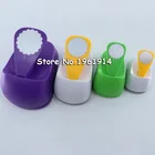 Волнистый круглый дизайн eva пенный дырокол для бумаги дырокол для скрапбукинга резак дырокол для рукоделия художественные дыроколы