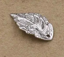 rhodium 50 шт.; ; детское нижнее белье 7 видов цветов 10x18 мм филигранными листьями Шарм Подвески поделки из латуни плавающие прелести для изготовления ювелирных изделий, без свинца и никеля - Цвет: rhodium