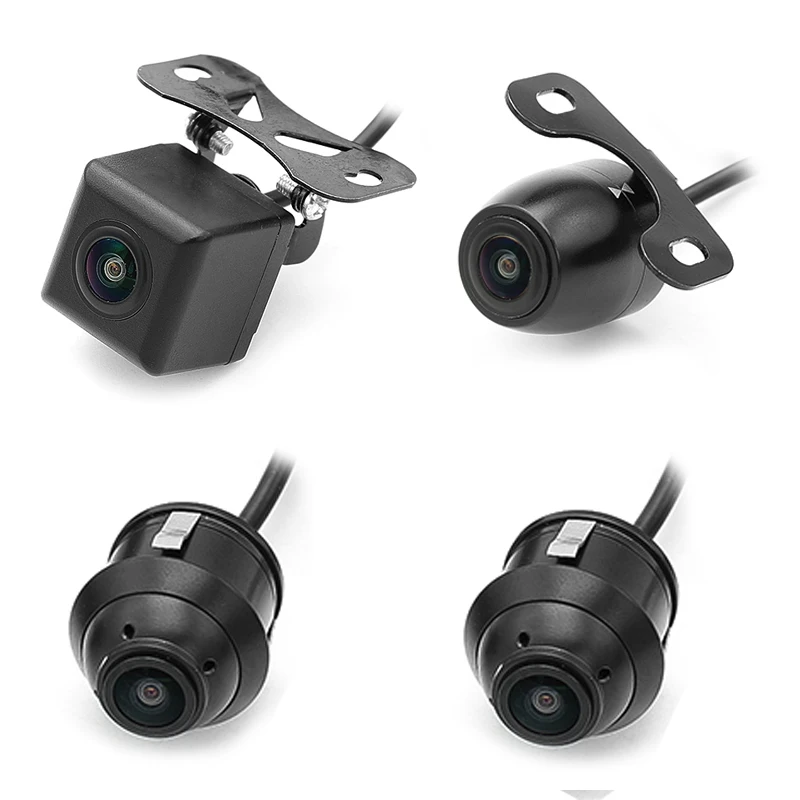 Новый 720P 3D автомобильный 4 канальный DVR рекордер система наблюдения объемного
