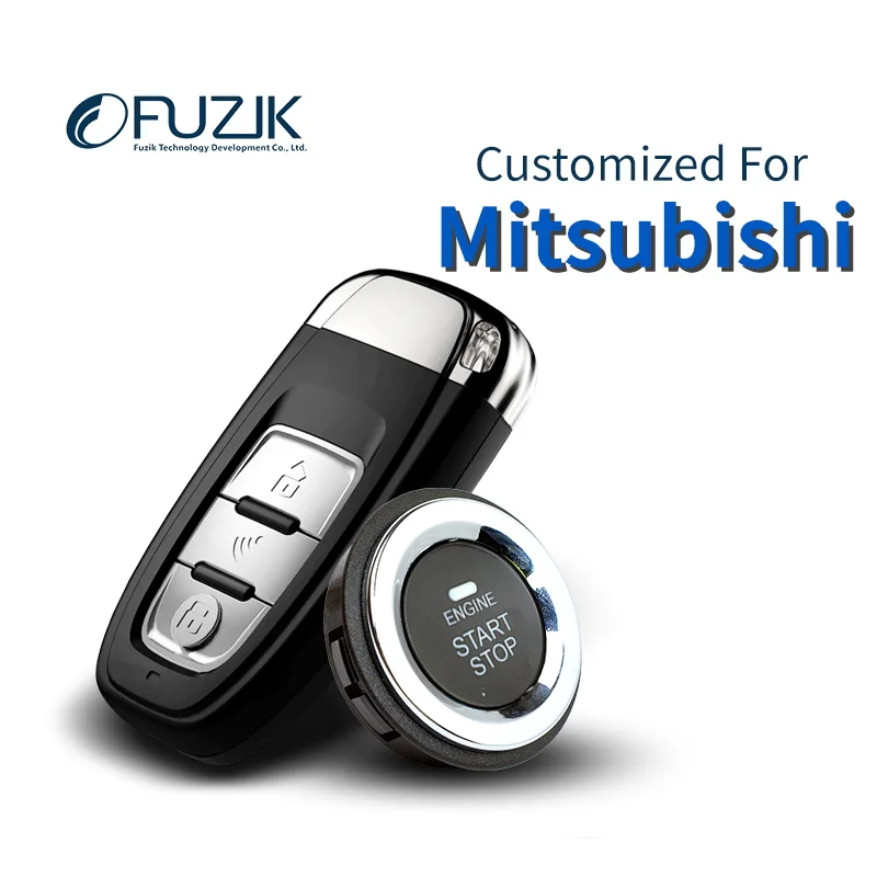 Fuzik бесключевая кнопка дистанционного запуска автосигнализации для Mitsubishi ASX