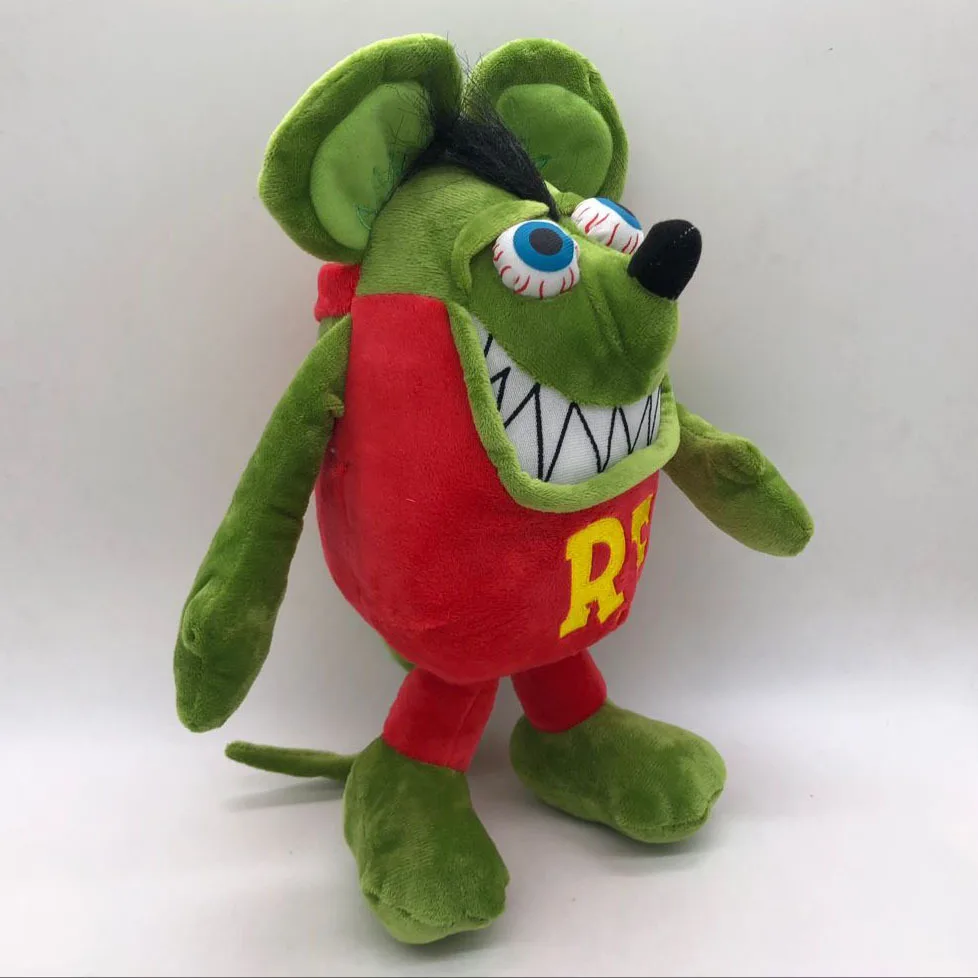 30cm Anime Cartoon Tales of The RAT FINK 12Inches GREEN ED BIG DADDY PLUSH RF Plushies DOLL Mouse Fink Plush Toys | Игрушки и хобби