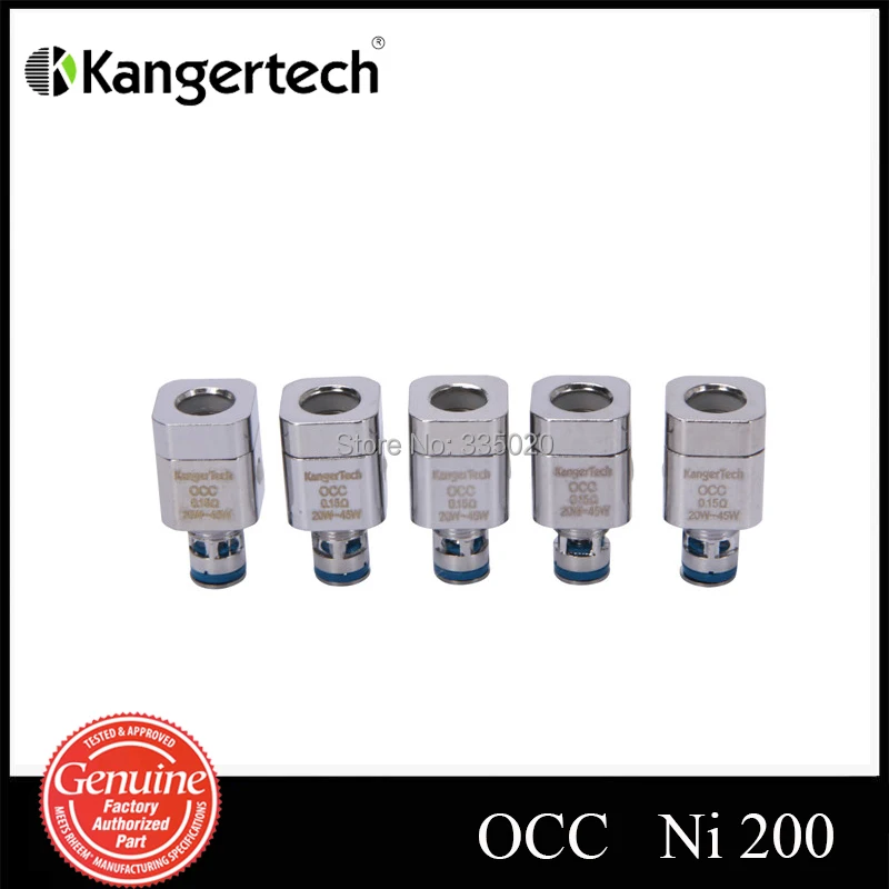 Оригинальный Kanger Subtank OCC NI200 Ni 200 Sub Ohm катушка ni200 ffor V2 Plus Nano MINI 0 15 20 шт./лот|v2|v2 watchlots of