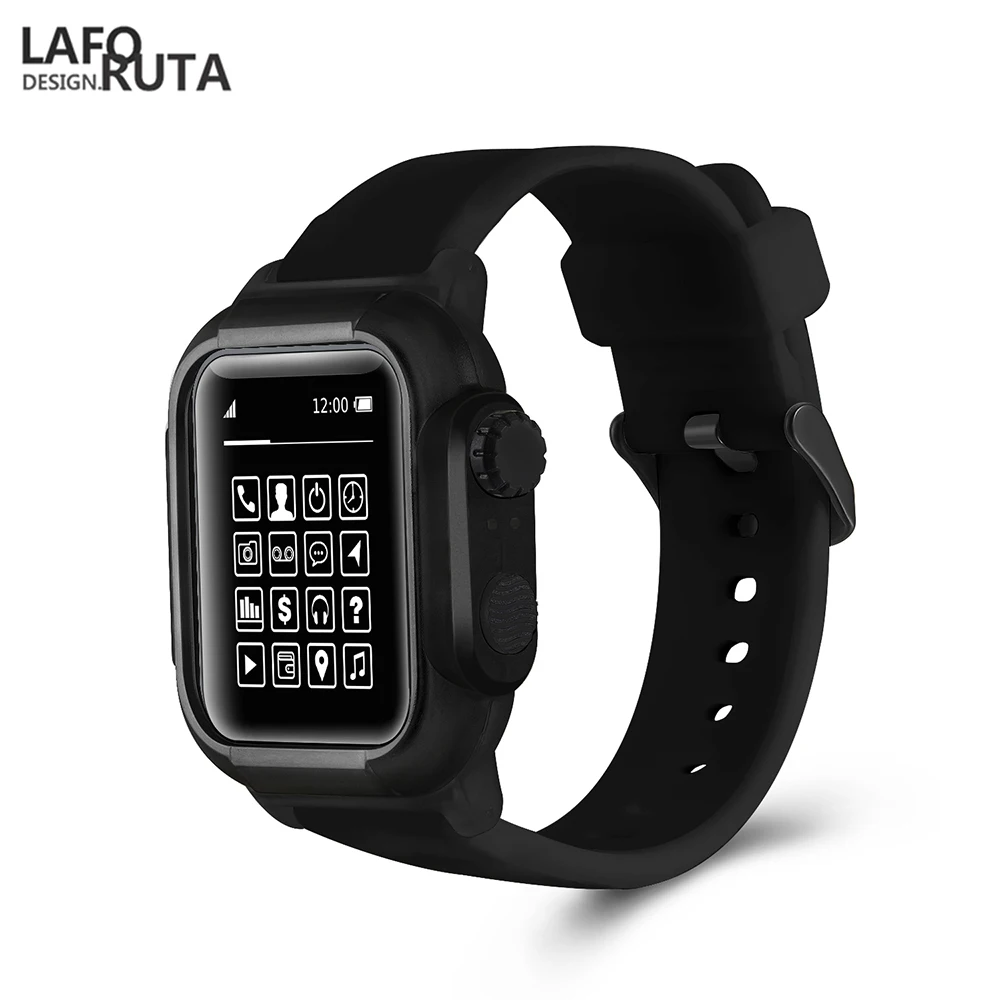 Laforuta чехол для Apple Watch с ремешком 44 мм 40 ударопрочный чехол-бампер 4 серии