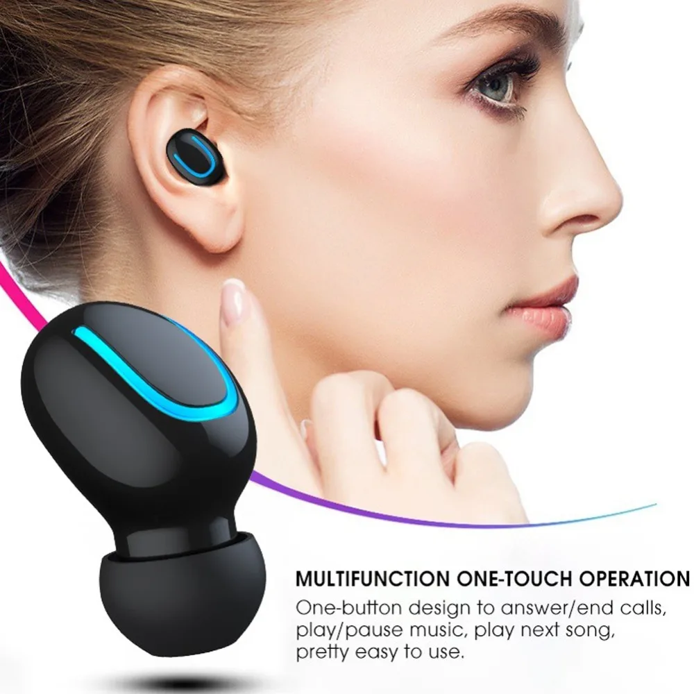 Bluetooth 5 0 наушники TWS беспроводные Blutooth Handsfree спортивные игровая гарнитура
