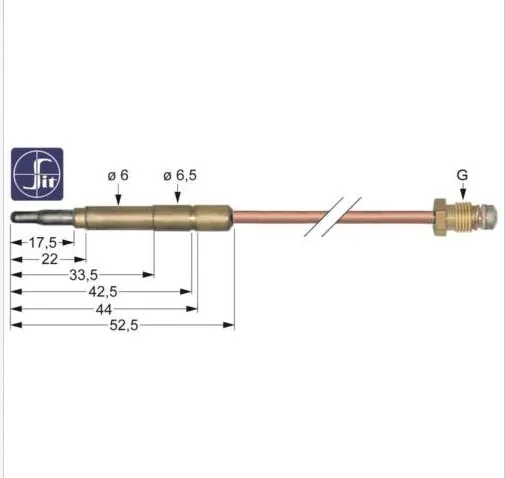 

SIT Thermoelement 0.200.127 Lange 1000 мм