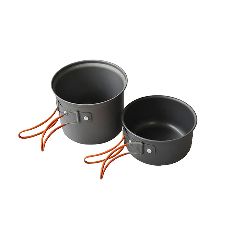 Походный чайник посуда для кемпинга складная из алюминиевого сплава набор