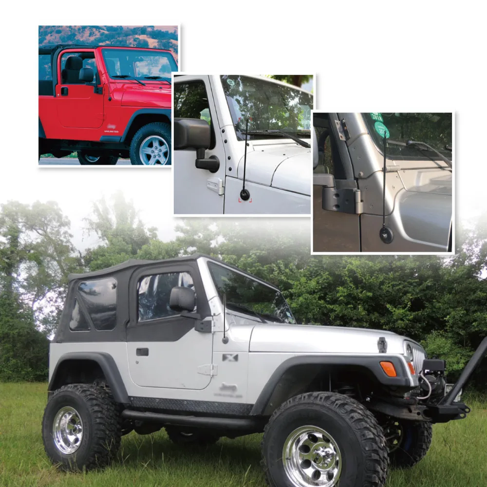 Сменная антенна 13 &quotдля Jeep TJ внешняя для автомобиля усилитель сигнала Wrangler