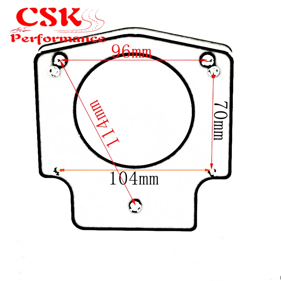 

102mm Throttle Body w/ TPS IAC + Adapter Plate Fits For LS LS2 LS3 LS6 LS7 LSX Silver