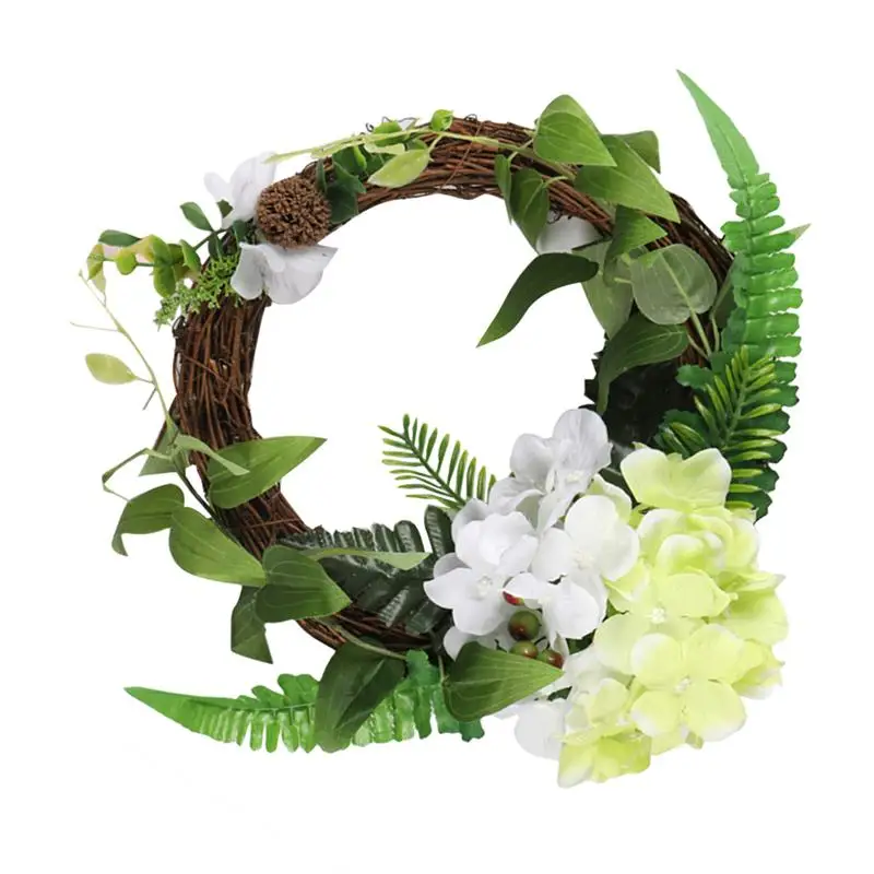 Flower Headband Floral Leaf Rattan Vine Hair Wreath Hoop Headdress Headwear for Hotel Restaurant Christmas Wedding | Дом и сад