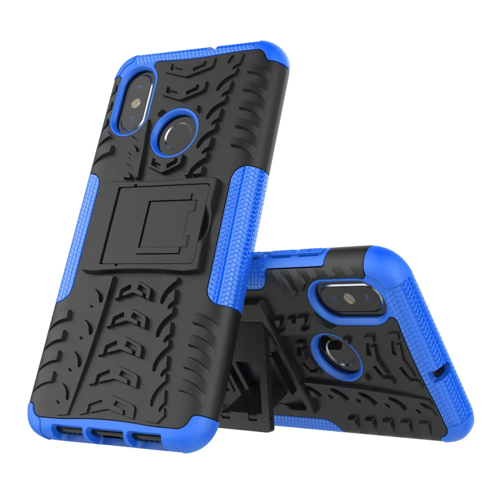 For Xiaomi Mi8 6.21'' Case Luxury Hybrid TPU Silicone + Hard Phone Stand Mi 8 Cover Back Skin Bag Capa | Мобильные телефоны