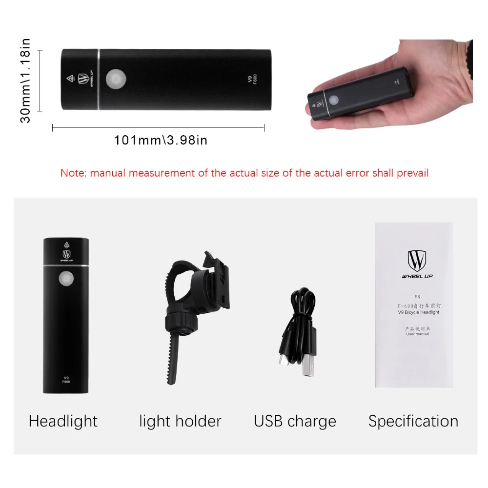 Колеса до USB Перезаряжаемые велосипед Руль управления для мотоциклов Велоспорт