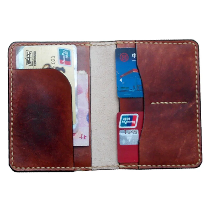 

Genuine Leather Passport Cover Travel Wallet Handmade Vintage Case Passport Holder Covers for Documents Passport Protector