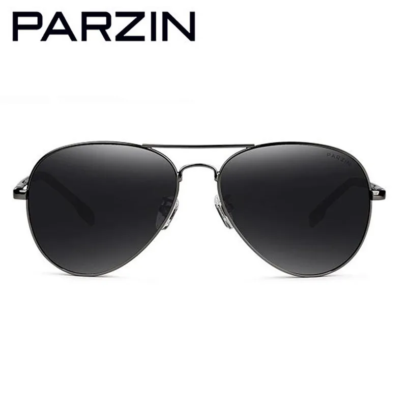 PARZIN поляризованные мужские солнцезащитные очки классические пилот Gafas для