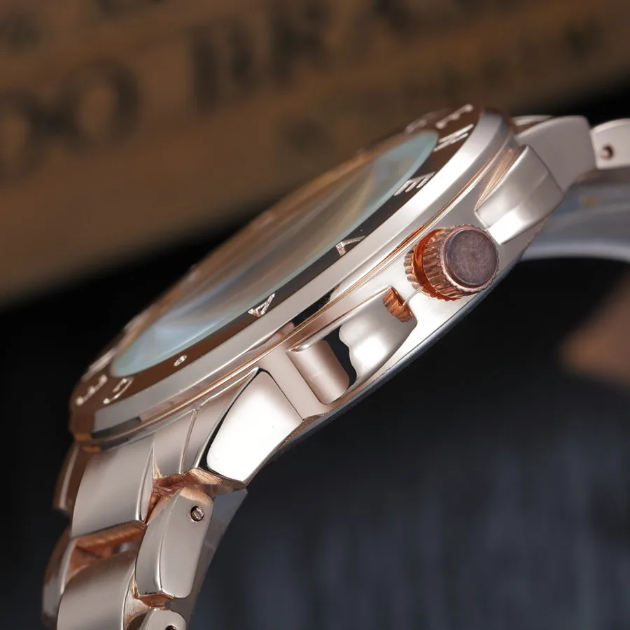 Оптовая продажа мужские золотые часы женские Аналоговые кварцевые наручные