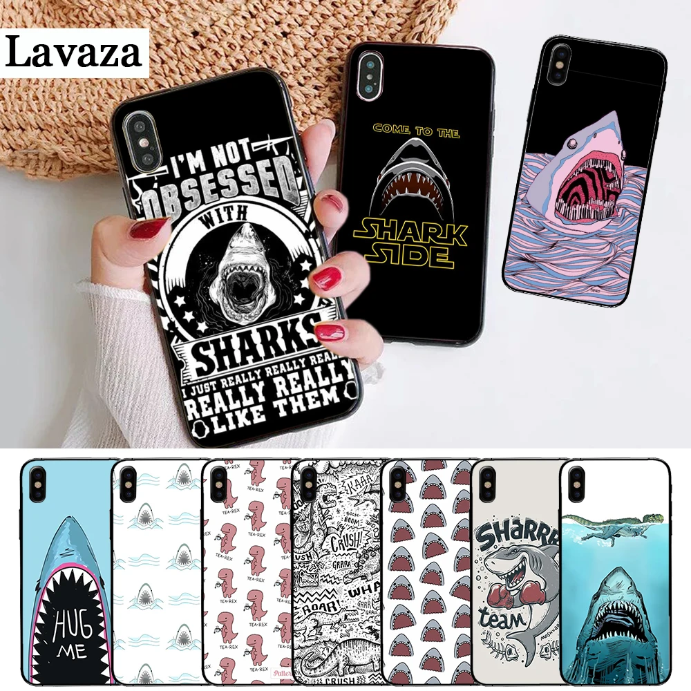 Силиконовый чехол с рисунком океанских акул для iPhone 5 5S 6 6S Plus 7 8 11 Pro X XS Max XR|Бамперы|