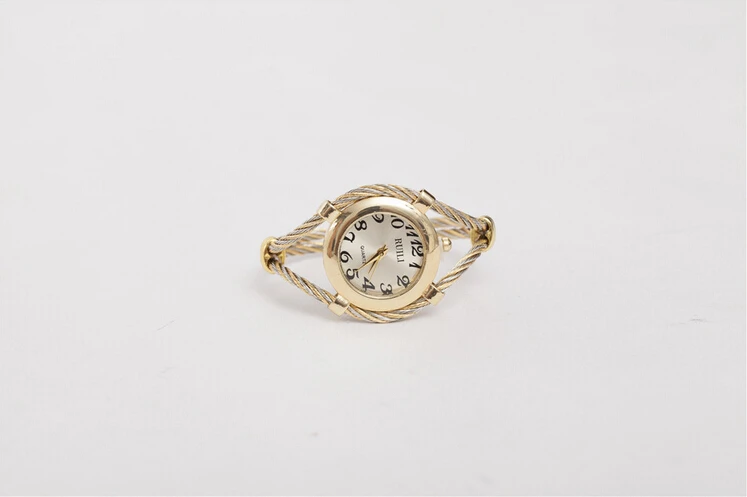 Women's woven bracelet watches Leisure fashion quartz watch women dress | Наручные часы