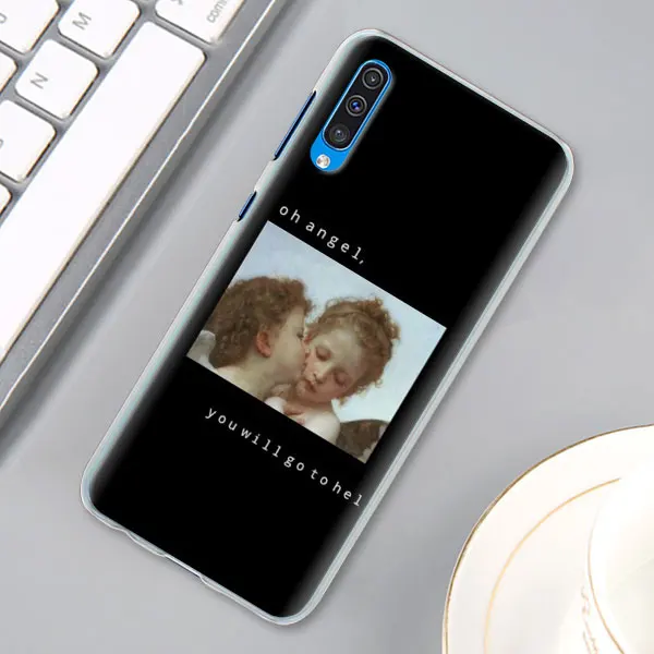 01 Художественный эстетический чехол с рисунком Ван Гога Мона Лиза для samsung Galaxy A30 A40 A50 A70 A6 A8 Plus A7 A9 M30 чехол для телефона Coq - Цвет: 01