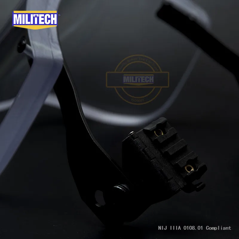 MILITECH NIJ IIIA 0108,01 3A Пуленепробиваемый щит для ACH fast Тактический шлем пуленепробиваемый козырек пуленепробиваемые маска для шлемов