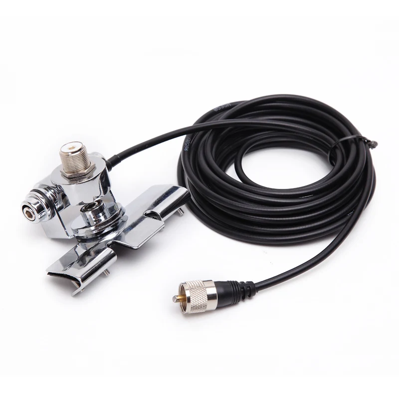 RB400 5m Cable Черный RB-400 автомобильный антенный Кронштейн для мобильного автомобиля радио QYT KT-8900D BAOJIE BJ-218 аксессуары для BJ-318 - Цвет: RB400 5m Cable