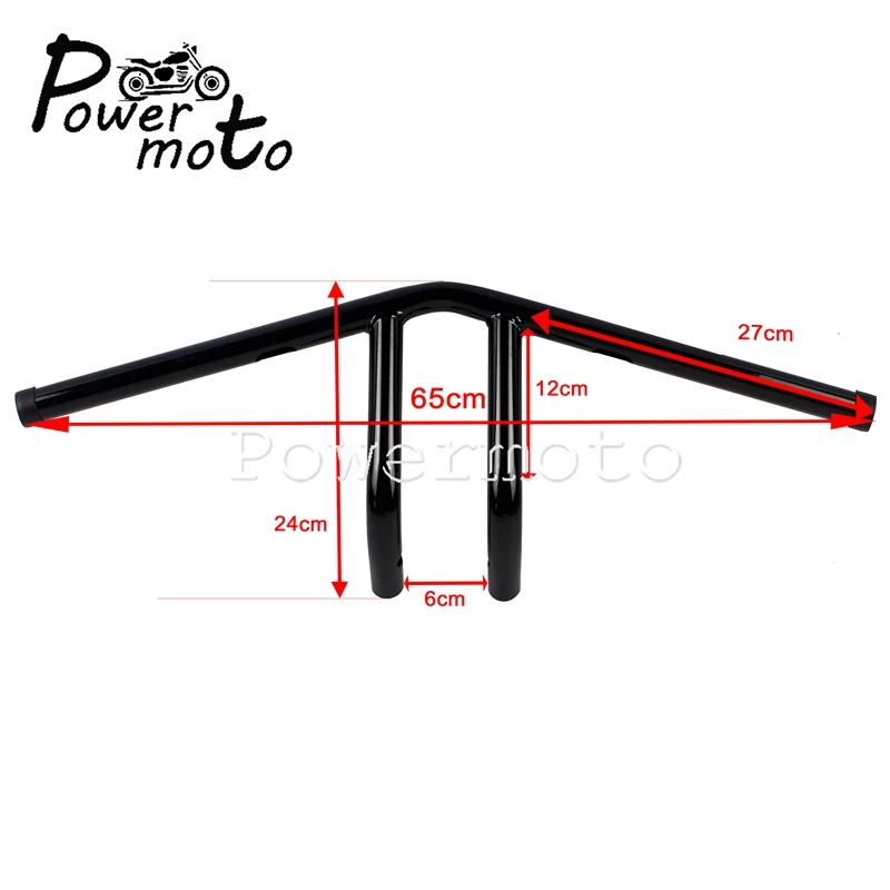 МОТОЦИКЛ хром виски V-Bar " 25 мм руль t-бар для Harley Sportster Softail Touring Кафе Racer XS650