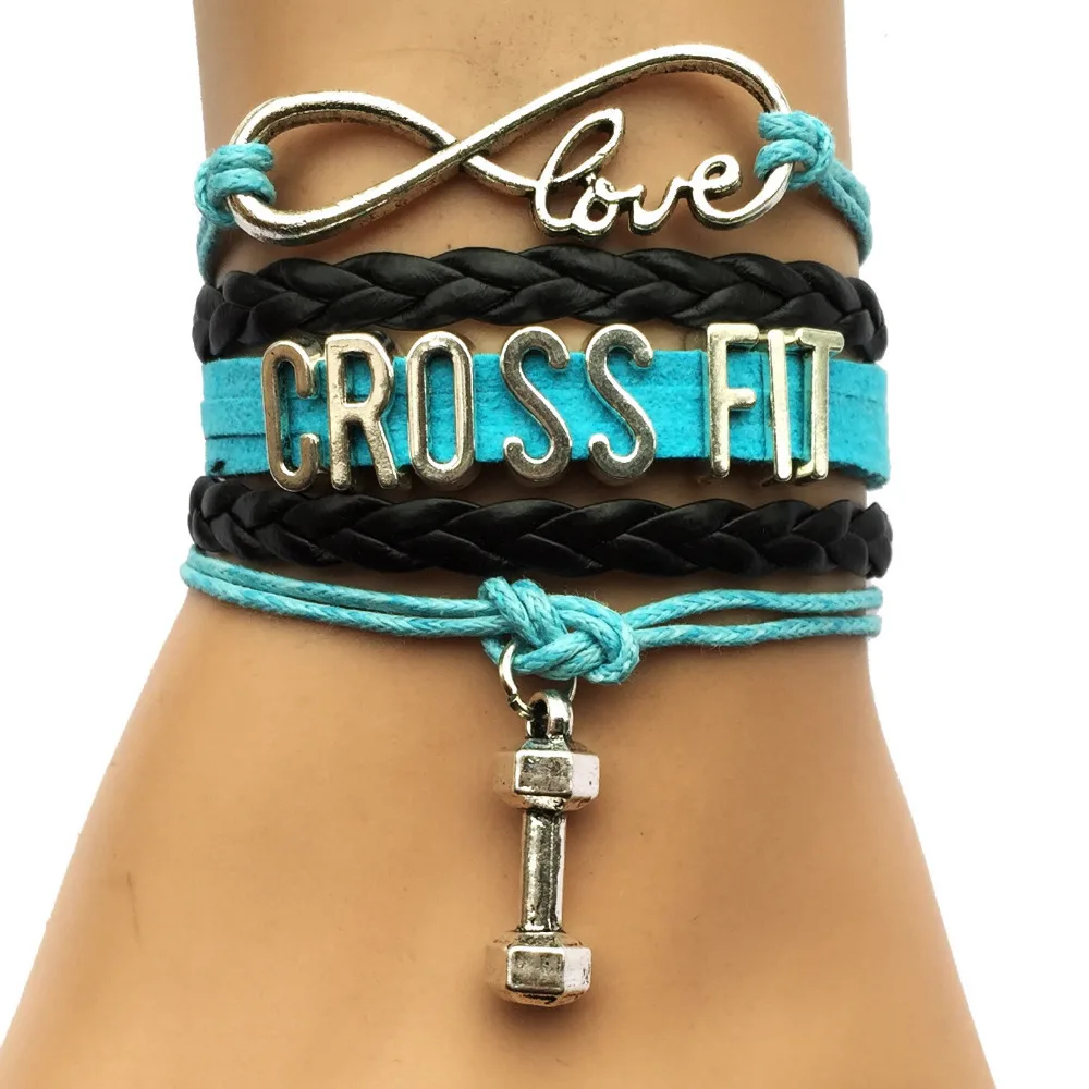 Прямая доставка Бесконечность любовь браслет шарма-Дружба Многослойный кожаный