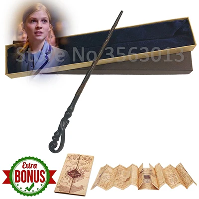 Fleur Delacour Оригинальная версия качество металлический сердечник Делюкс COS Дамблдор Волшебная палочка волшебная палочка с подарочной коробкой пакет Hp - Цвет: Fleur Delacour
