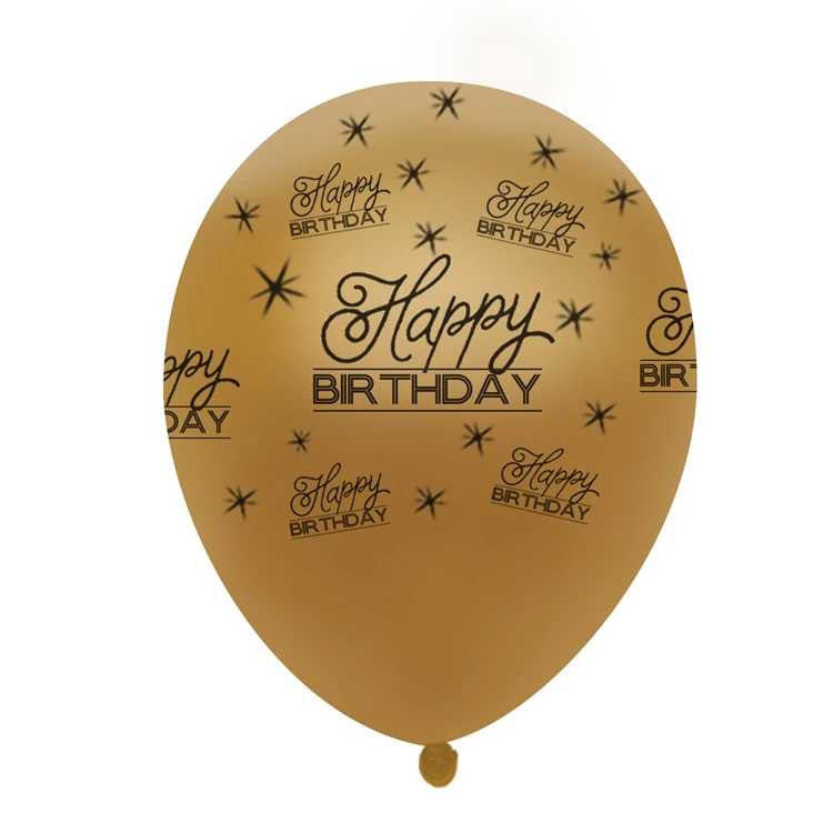 gold happy birthday Воздушный шар Staraise, 10 шт., 12 дюймов, воздушные шары на день рождения, 30, 40, 50, 60, декор для дня рождения, для взрослых и детей, Гелиевый шар, фольга, латекс, воздушный шар - Цвет: gold happy birthday