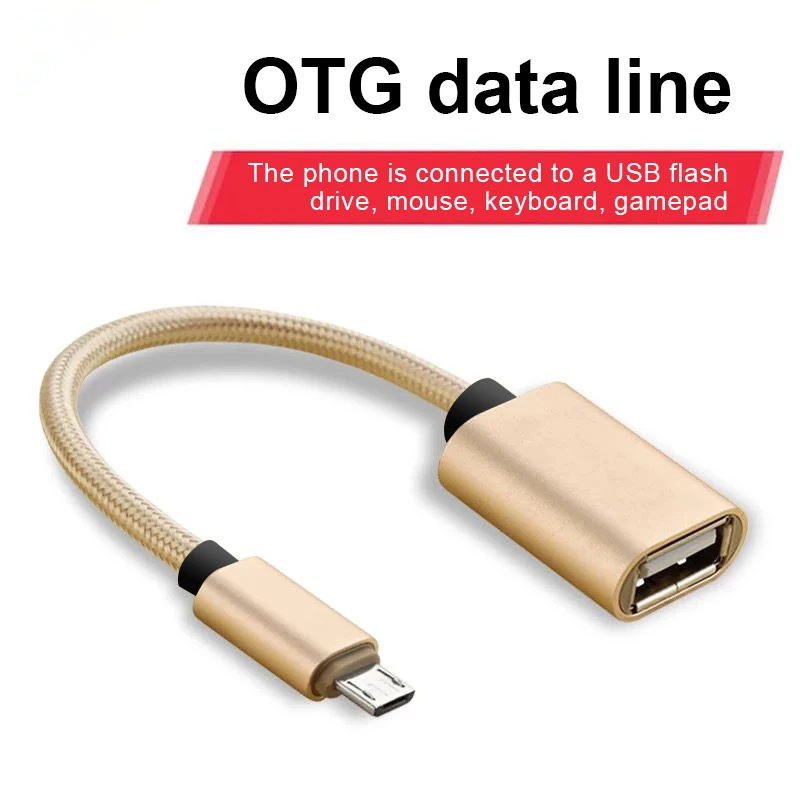 OTG кабель для телефона Android к mi cro USB адаптер для samsung Meizu lenovo Xiaomi mi красный mi huawei адаптер для хранения карт чтения конвертер