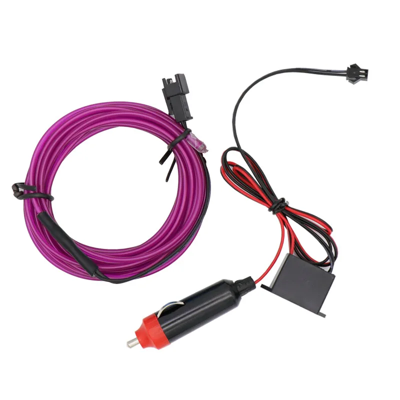 10 цветов гибкий неоновый светильник с проволочной веревкой длиной м + 12 В