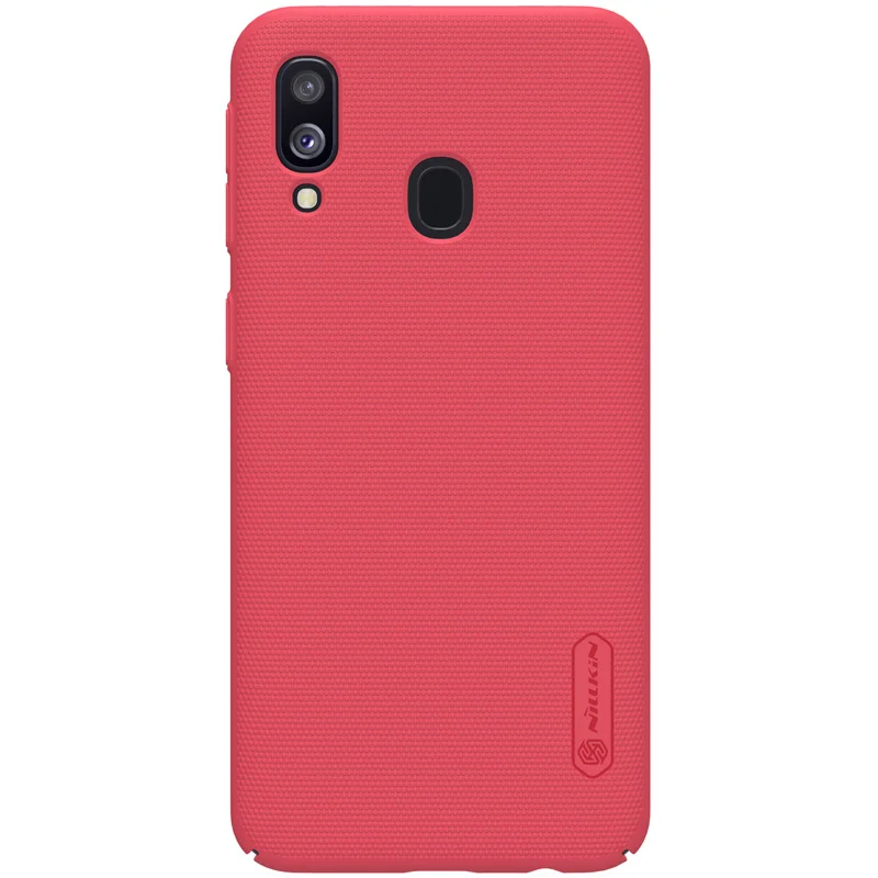 Красный Для samsung Galaxy A40 чехол Nillkin Супер Матовый Щит Жесткий ультра тонкий задний Чехол чехол для телефона для samsung A40 Nilkin Capa - Цвет: Красный