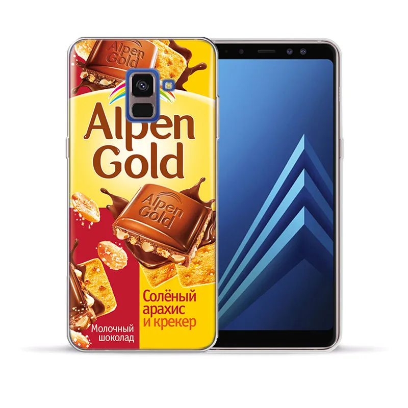 Забавный шоколада чехол на заднюю панель из ТПУ чехол КРЫШКА ДЛЯ samsung Galaxy A7 A6 A8 плюс A9 A3 A5 A7 A10 A20 A30 A40 A50 A70 - Цвет: 7