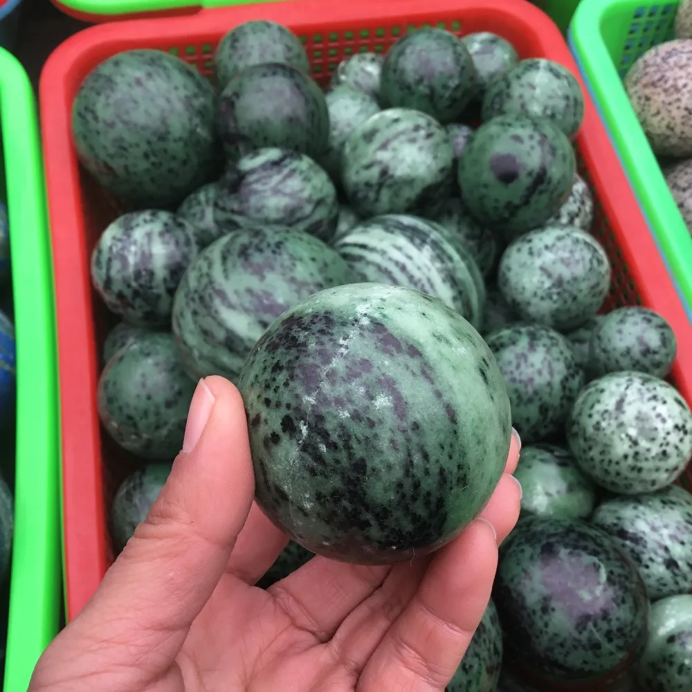 

Natural Ruby Zoisite stone sphere crystal reiki healing ball