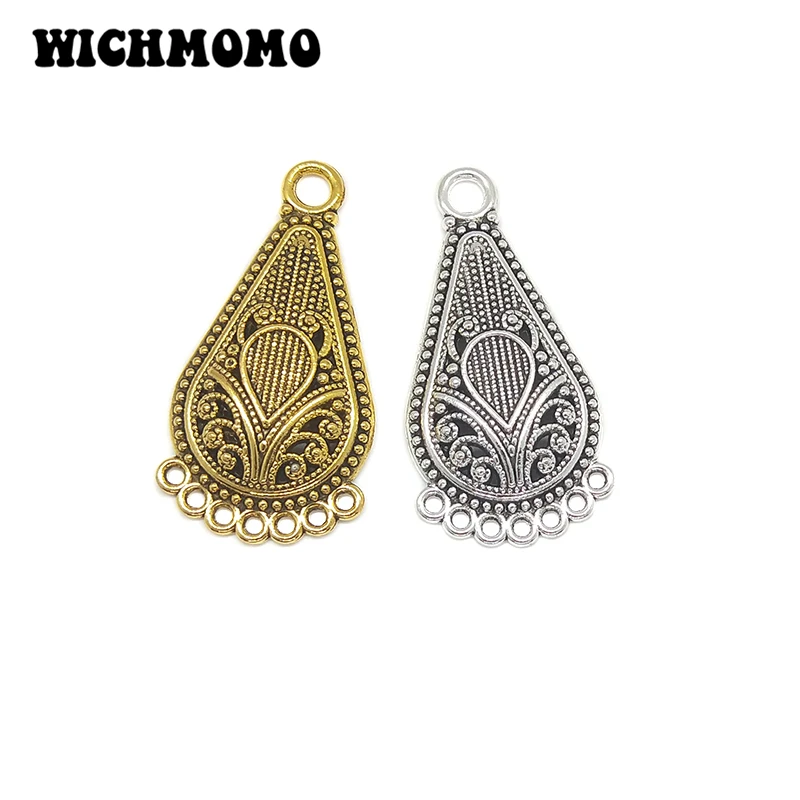 Модные Ретро серьги-подвески в виде капель воды 10 шт. соединительные серьги из