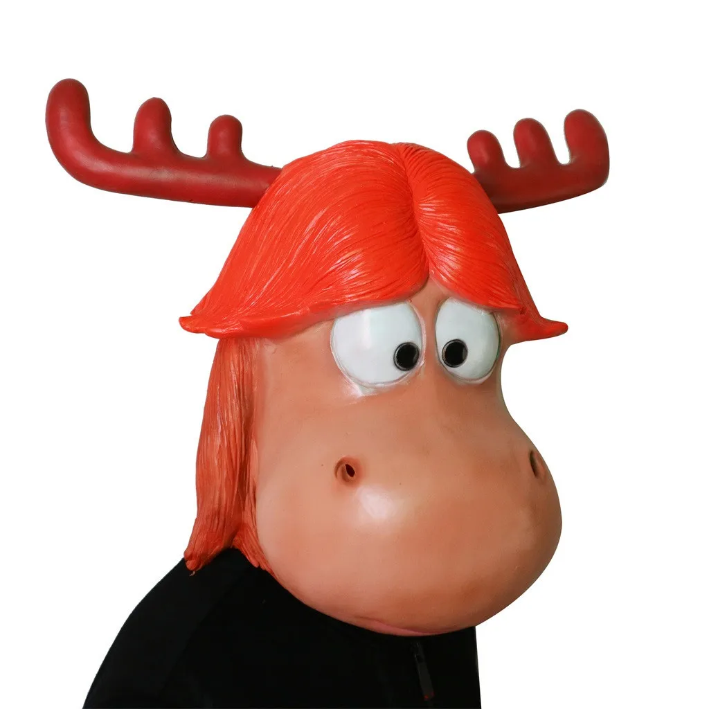 Маска-пародия для косплея, маска гринча, плавящаяся маска для лица, латексный костюм, коллекционная опора, страшная Маска на Рождество, Хэллоуин, parodie masker# Y506