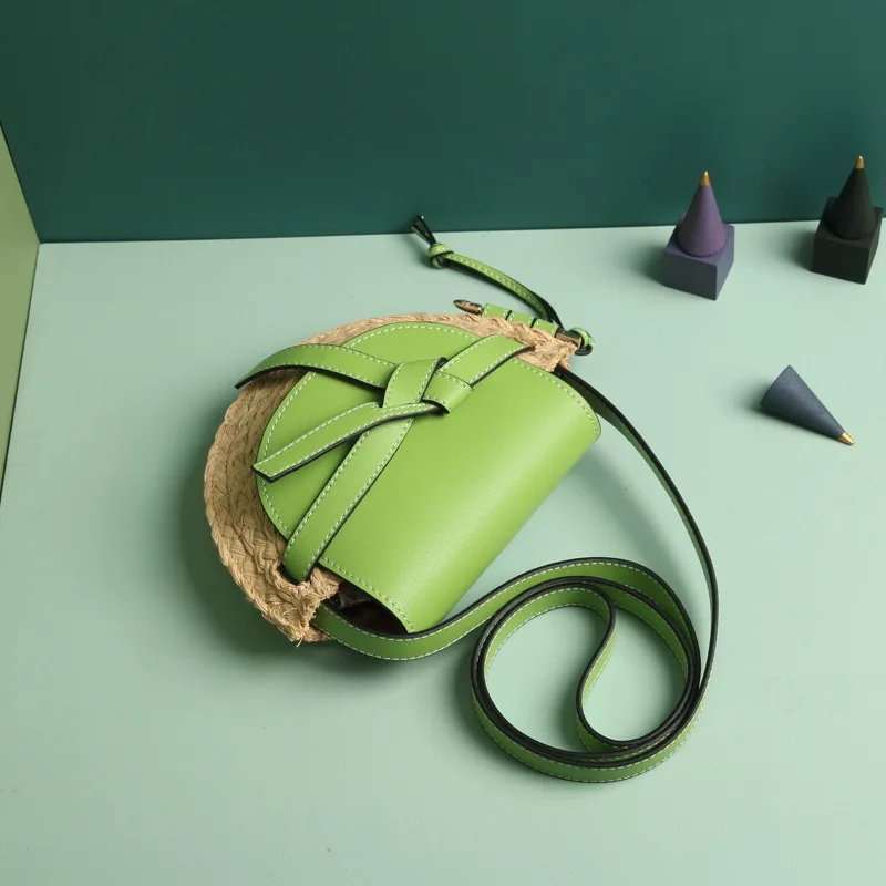 Сумка-мессенджер Witfox из натуральной кожи с рисунком травы 2019 | Багаж и сумки