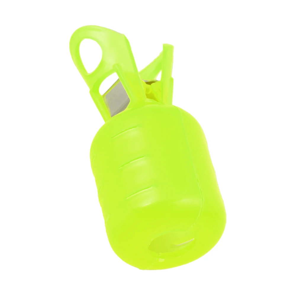 6Pcs Wood Shrimp Jig Squid Hook Caps Umbrella Hook Covers Protectors with Carabiner Clips New Fishing Tackle