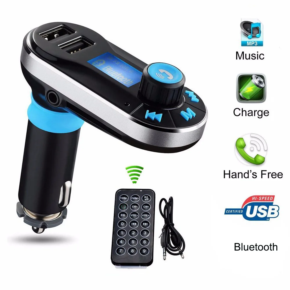 Беспроводной Bluetooth FM передатчик громкой связи bluetooth автомобильный комплект