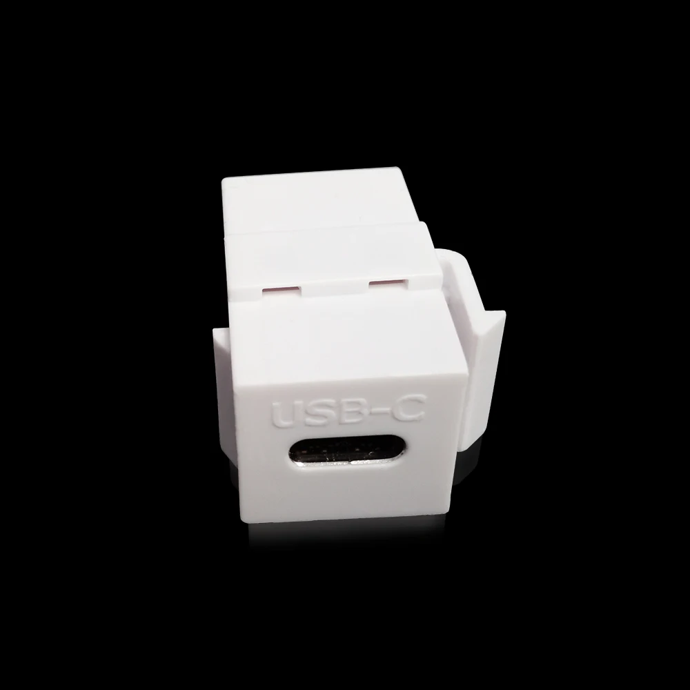 Danspeed Female-Female USB 3 1 type-C разъем адаптера Keystone вставка пустая панель для настенной