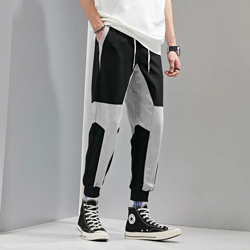 SingleRoad Joggers мужские осенние весенние повседневные штаны для бега высококачественные мужские брюки в стиле хип-хоп спортивные штаны эластичные уличные - Цвет: Black Pants