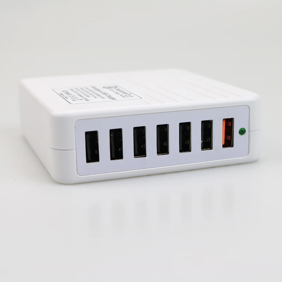 Быстрое интеллектуальное зарядное устройство USB Quick 3 0 адаптер 5 В/2 4 А 7 портов для