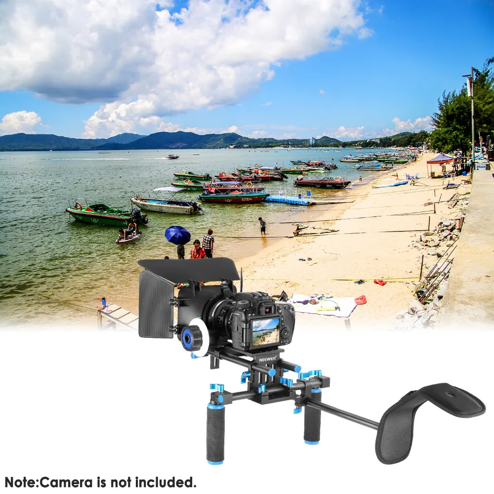 

Neewer Rig Set Movie Kit Film Making System+Shoulder Mount Follow Focus+Matte Box for Canon/Nikon/Pentax/Olympus/Sony DSLR