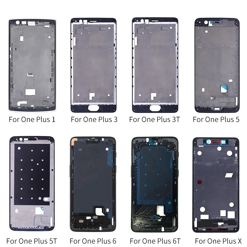 ЖК-дисплей рамка задняя крышка корпуса для ремонта Запчасти для Oneplus 1+ A0001 3 A3000 3T A3003 5 A5000 5 T A5010 6 A6000 6 T X дезинфеции инструментов