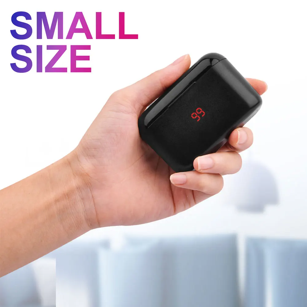 Беспроводные наушники Q32 TWS светодиодный внешний аккумулятор функция in ear 5 0 Bluetooth
